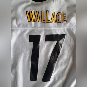 NFL Team Apparel Kids White and Black Jersey